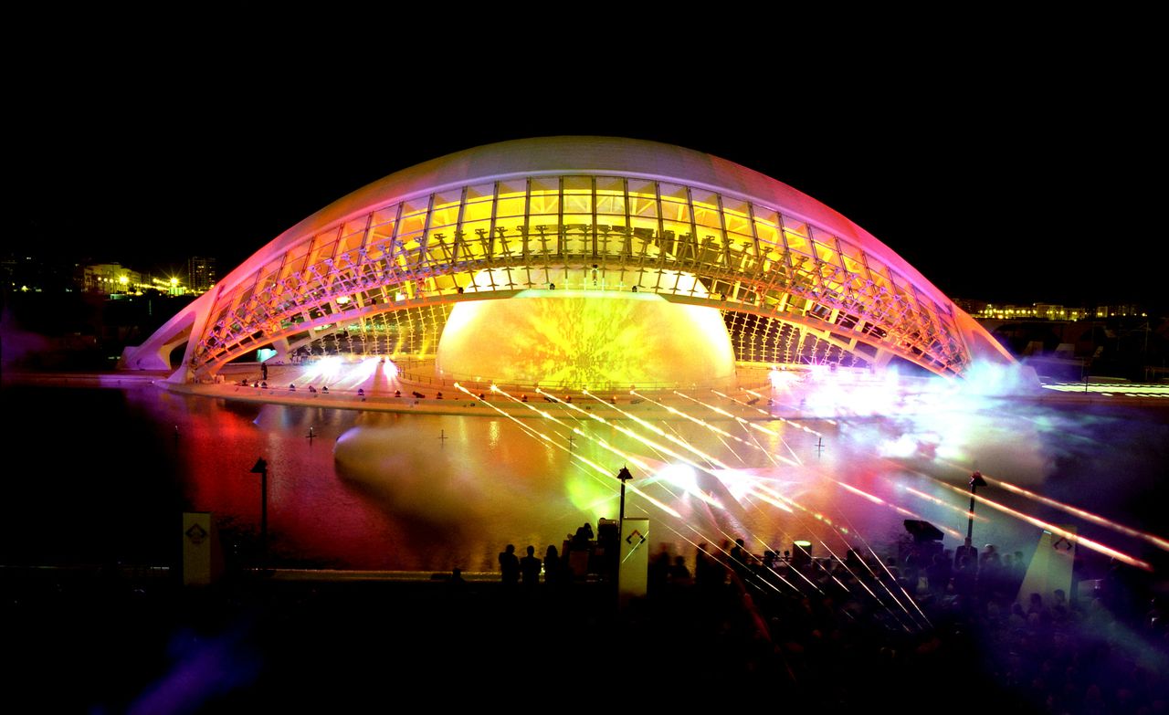 Inauguración Hemisferic (Valencia, España)